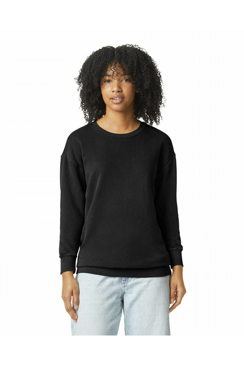 Comfort Colors Garment-Dyed Lightweight Fleece Crewneck Sweatshirt ...
