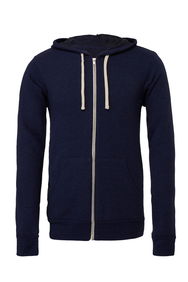 BELLA+CANVAS Unisex Triblend Full Zip Hoodie | McCrearys-Tees-