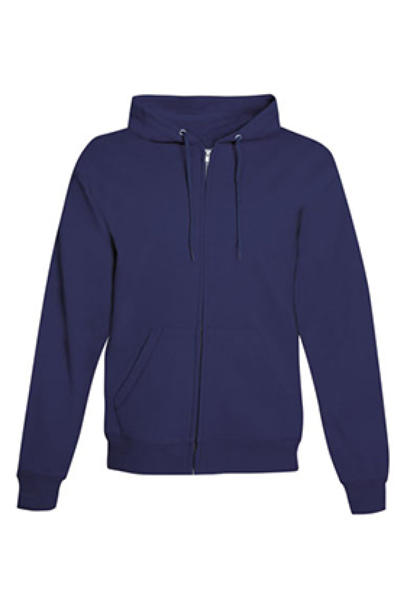 Hanes® EcoSmart® Full Zip Hooded Sweatshirt | McCrearys-Tees-