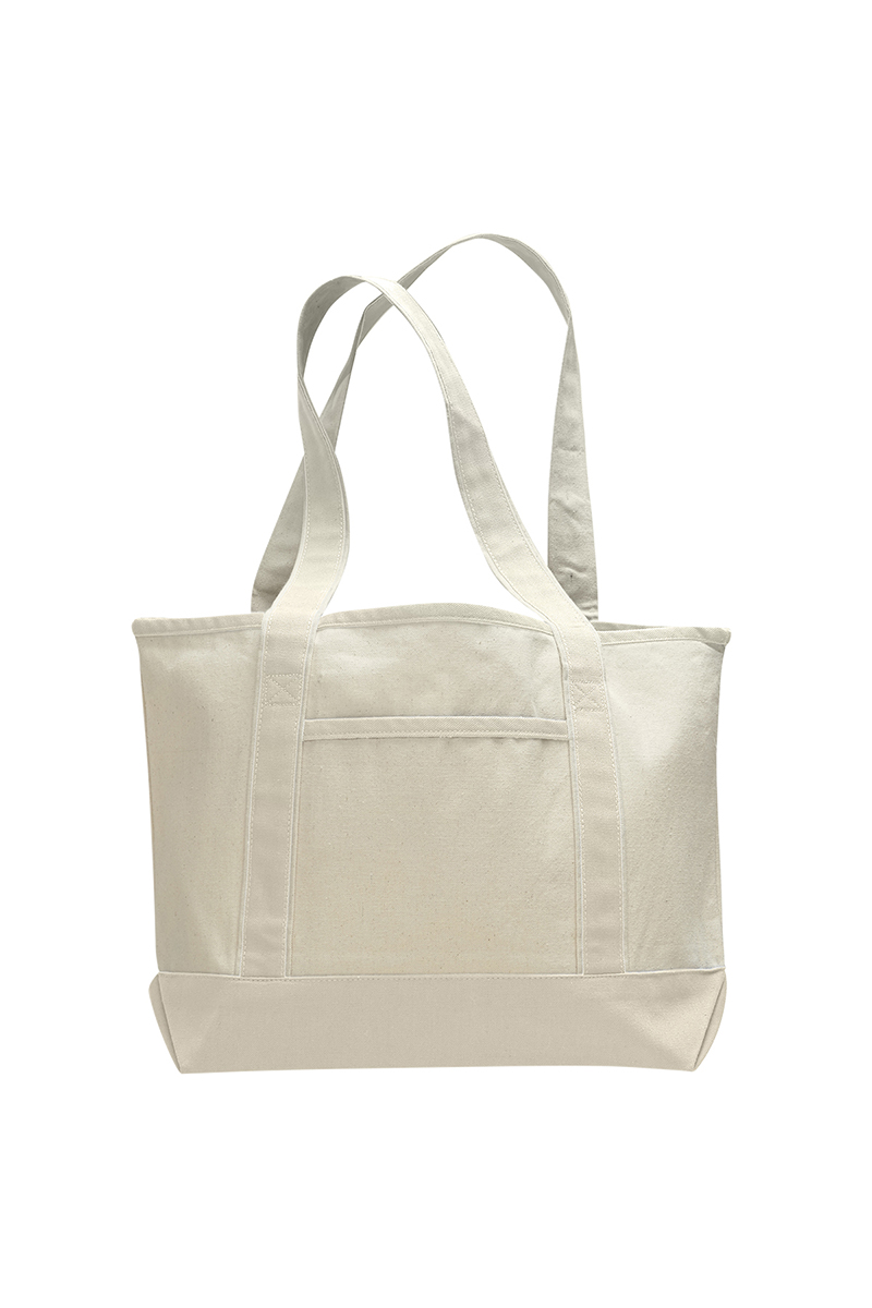 Q-Tees Small Canvas Deluxe Tote | McCrearys-Tees-