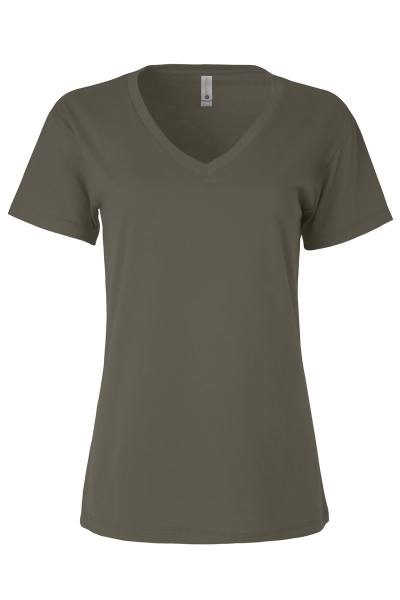 Next Level Apparel Ladies Relaxed V-neck T
