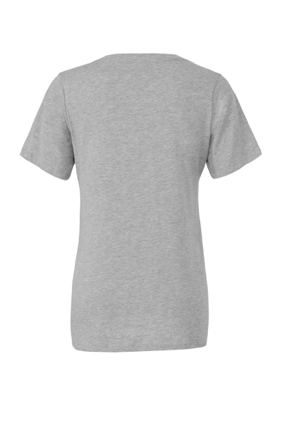 BELLA+CANVAS Women's Relaxed Heather CVC S/S V-Neck Tee | McCrearys-Tees-