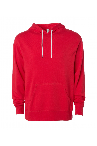 Indenendent Trading Co. Unisex Lightweight Fitted Hooded Pullover Sweatshirt