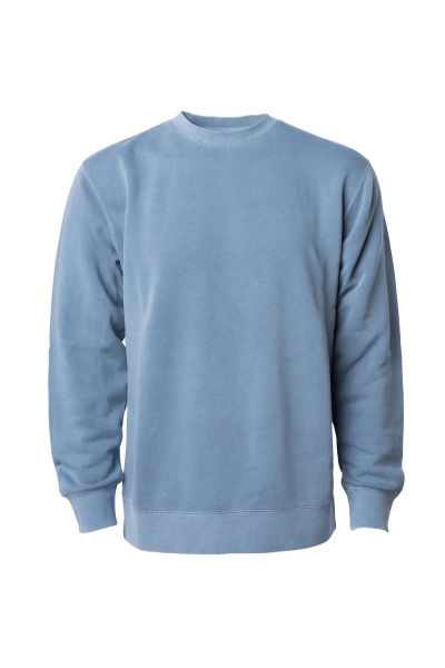 Independent Trading CO. Unisex Midweight Pigment Dyed Crew