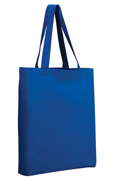 Q-Tees Cotton Bottom Gusset Economical Tote | McCrearys-Tees-