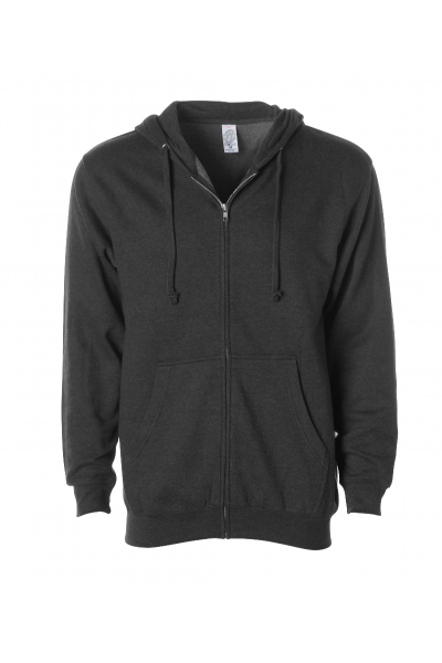 Independent Trading Co. Midweight Zip Hooded Sweatshirt